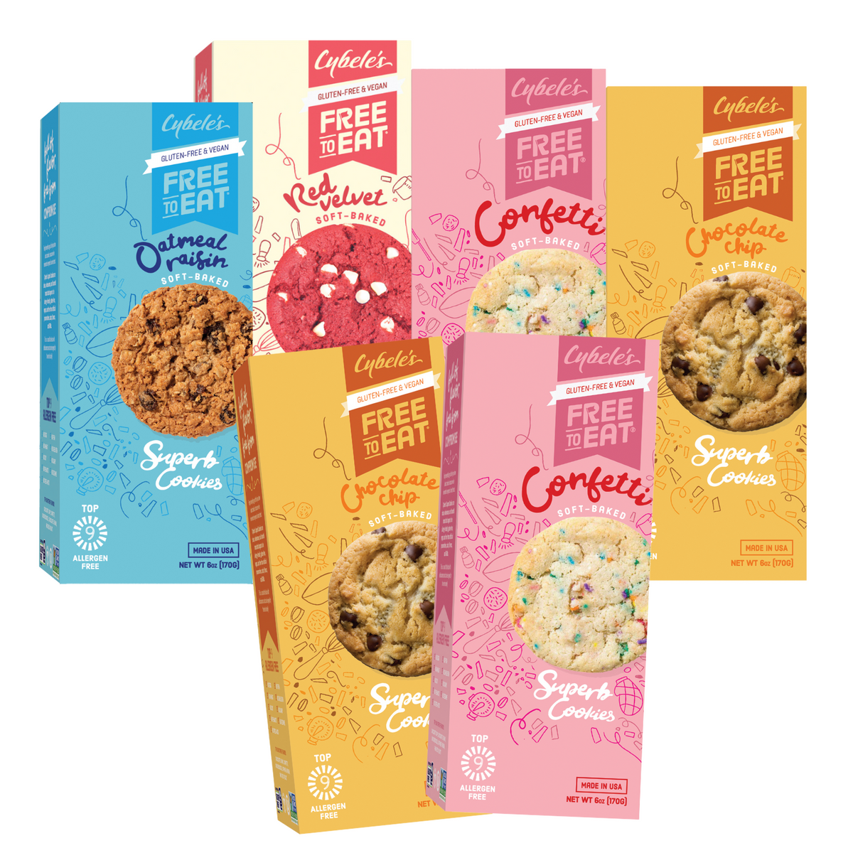 Soft Baked Cookie Variety Pack (6 Pack)
