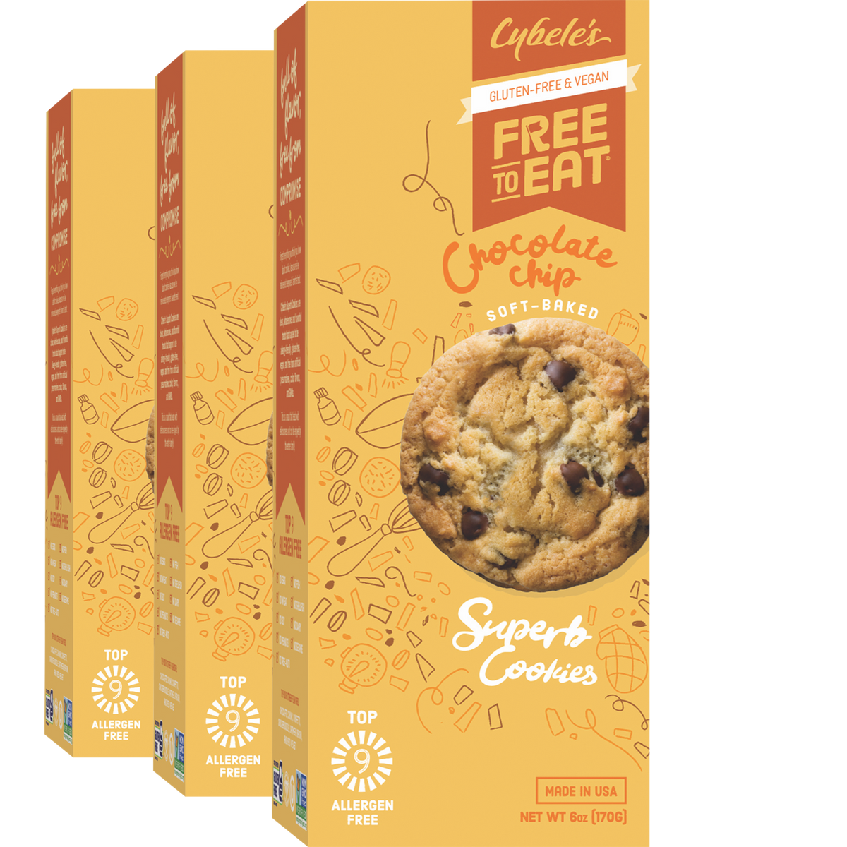 Chocolate Chip Soft Baked Cookies (6 Pack)