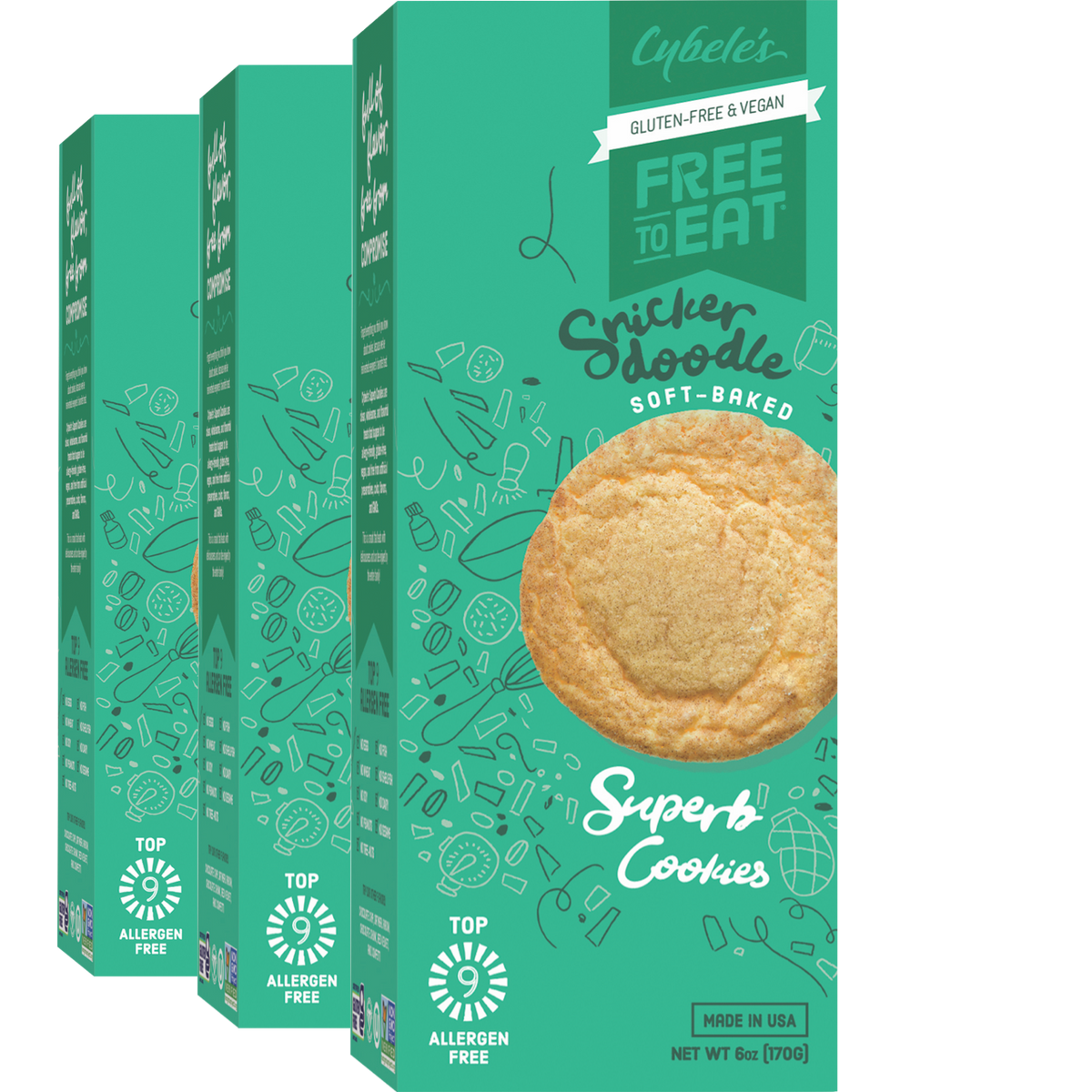 Snickerdoodle Soft Baked Cookies (6 Pack)
